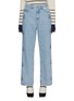 Main View - Click To Enlarge - KIMHĒKIM - Anchor Stamped Straight Leg Jeans