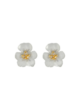 Main View - Click To Enlarge - ALEXIS BITTAR - Pansy Lucite Petite Post Earring