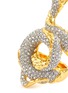 Detail View - Click To Enlarge - ALEXIS BITTAR - Serpent 14K Gold & Rhodium Plated Brass Crystal Pavé Ring