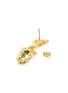 Detail View - Click To Enlarge - ALEXIS BITTAR - Mobile 14K Gold Plated Brass Amazonite Small Drop Earring