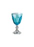 Main View - Click To Enlarge - MARIO LUCA GIUSTI - Dolce Vita Wine Glass — Turquoise
