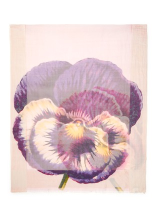 Main View - Click To Enlarge - FALIERO SARTI - Floral Printed Wool Blend Scarf