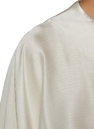 - CALCATERRA - Textured Cotton Silk Top