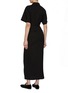 Back View - Click To Enlarge - CALCATERRA - FItted Waist Tailored Dress