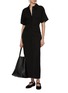 Figure View - Click To Enlarge - CALCATERRA - FItted Waist Tailored Dress