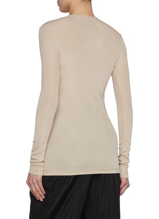 Back View - Click To Enlarge - CALCATERRA - Fine Jersey Top