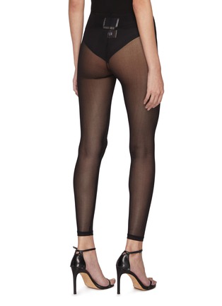Back View - Click To Enlarge - CALCATERRA - See-Through Mesh Leggings