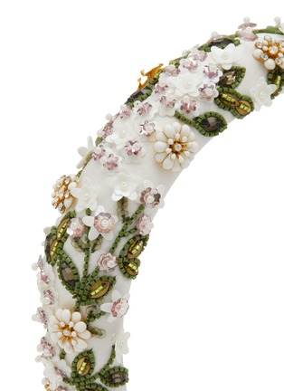 Detail View - Click To Enlarge - JENNIFER BEHR - Elowen Flower Leaf Plaque Headband