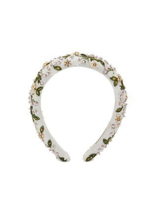 Main View - Click To Enlarge - JENNIFER BEHR - Elowen Flower Leaf Plaque Headband