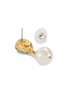 Detail View - Click To Enlarge - JENNIFER BEHR - Tunis 18K Gold Plated Crystal Pearl Earrings