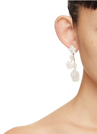 Figure View - Click To Enlarge - JENNIFER BEHR - Orla Mother of Pearl Faux Pearl Earrings