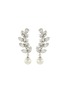 Main View - Click To Enlarge - JENNIFER BEHR - Verla Swarovski Crystal Faux Pearl Earrings