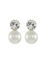 Main View - Click To Enlarge - JENNIFER BEHR - Ines Swarovski Crystal Faux Pearl Earrings