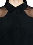 Detail View - Click To Enlarge - IRO - 'Tissia' organza crepe blouse