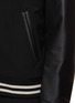  - THEORY - Leather Sleeve Varsity Jacket