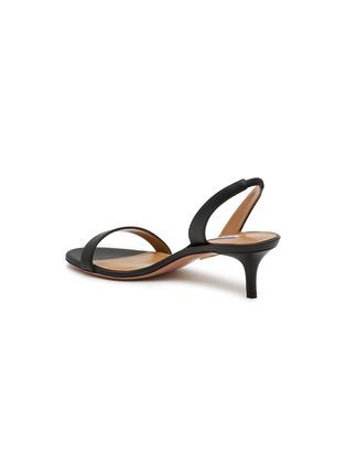 So Nude 50 Leather Heeled Sandals