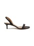 Main View - Click To Enlarge - AQUAZZURA - So Nude 50 Leather Heeled Sandals