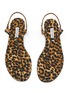 Detail View - Click To Enlarge - AQUAZZURA - Almost Bare Leopard Print Sandals