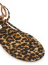Detail View - Click To Enlarge - AQUAZZURA - Almost Bare Leopard Print Sandals