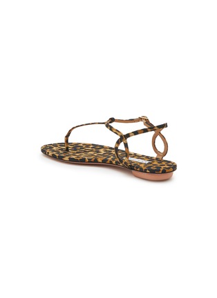  - AQUAZZURA - Almost Bare Leopard Print Sandals