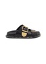 Main View - Click To Enlarge - CHLOÉ - Rebecca Leather Flat Sandals
