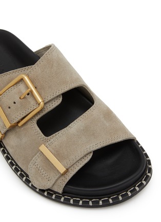 Detail View - Click To Enlarge - CHLOÉ - Rebecca Leather Flat Sandals