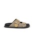 Main View - Click To Enlarge - CHLOÉ - Rebecca Leather Flat Sandals