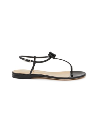 Main View - Click To Enlarge - MACH & MACH - Petite Cadeau Thong Patent Leather Sandals