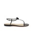 Main View - Click To Enlarge - MACH & MACH - Petite Cadeau Thong Patent Leather Sandals