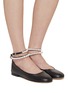 Figure View - Click To Enlarge - MACH & MACH - Sirene Leather Ballerina Flats