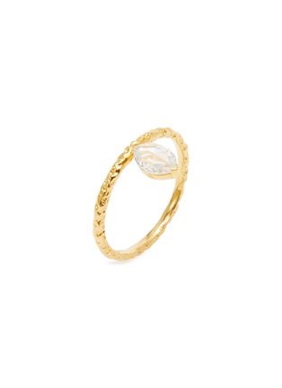 Main View - Click To Enlarge - CENTAURI LUCY - Neo-Romantic Diana Rose 18K Gold Diamond Ring — HK 12