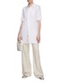 Figure View - Click To Enlarge - CO - Fitted Long Poplin Shirt