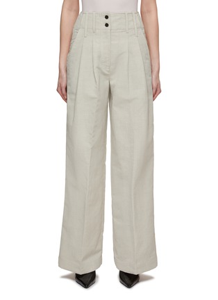 Main View - Click To Enlarge - CO - Wool Linen Tailored Pants
