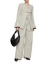 Figure View - Click To Enlarge - CO - Wool Linen Tailored Pants