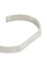 Detail View - Click To Enlarge - LE GRAMME - 21g Ribbon Polished Silver Bracelet