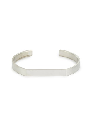 Main View - Click To Enlarge - LE GRAMME - 21g Ribbon Polished Silver Bracelet