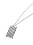 Detail View - Click To Enlarge - LE GRAMME - 8g Godron Sterling Silver Medal Necklace