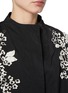 Detail View - Click To Enlarge - ERMANNO SCERVINO - Bell Sleeve Hooded Embroidered Jacket