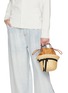Front View - Click To Enlarge - MAISON MARGIELA - Straw Hat Bucket Bag