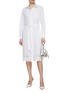 Figure View - Click To Enlarge - MARELLA - Belted Broderie Anglaise Hem Shirt Dress