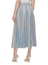 Back View - Click To Enlarge - MARELLA - Stripe Lurex Knit Skirt