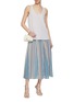 Figure View - Click To Enlarge - MARELLA - Stripe Lurex Knit Skirt
