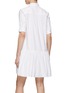Back View - Click To Enlarge - MARELLA - Drop Waist Poplin Shirt Dress