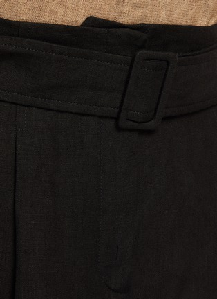  - MARELLA - Belted Linen Shorts