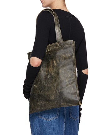 Figure View - Click To Enlarge - MM6 MAISON MARGIELA - Simple Leather Tote Bag