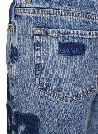  - GANNI - Izey Logo Patch Jeans
