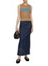 Figure View - Click To Enlarge - GANNI - Rinse Stitch Denim Maxi Skirt