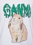  - GANNI - Bunny Print Relaxed T-Shirt