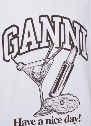  - GANNI - Future Heavy Cocktail Graphic T-Shirt
