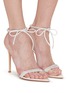 Figure View - Click To Enlarge - GIANVITO ROSSI - Monte Carlo 105 Leather Sandals
